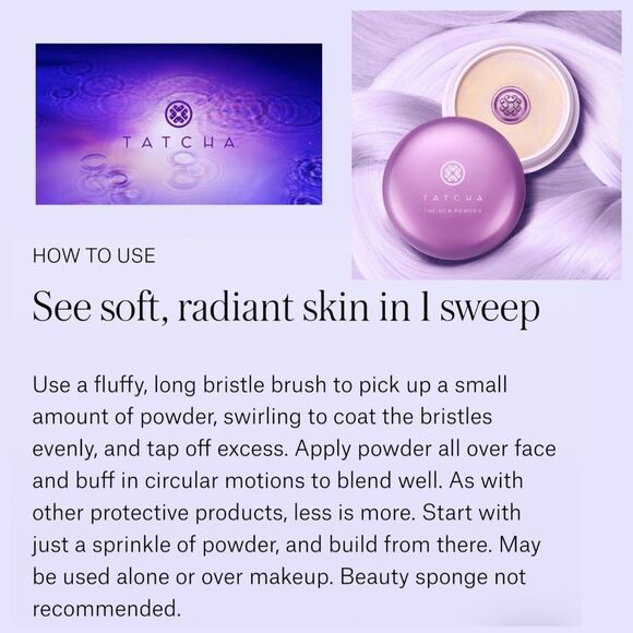 TATCHA Protective Silk Setting Powder - Picture 2 of 9